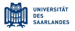 Universität des Saarlandes Logo